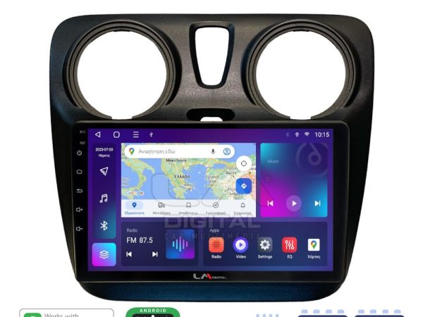 LM Digital - LM ZE8657 GPS Οθόνη OEM Multimedia Αυτοκινήτου για Dacia Dokker 2012 > (CarPlay/AndroidAuto/BT/GPS/WIFI/GPRS)