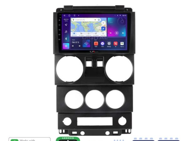 LM Digital - LM ZE8748 GPS Οθόνη OEM Multimedia Αυτοκινήτου για JEEP WRANGLER 2007 > 2011 (CarPlay/AndroidAuto/BT/GPS/WIFI/GPRS)