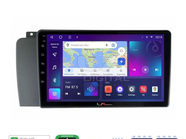 LM Digital - LM ZE8957 GPS Οθόνη OEM Multimedia Αυτοκινήτου για VOLVO V70-S60- XC70 2004 > 2007 (CarPlay/AndroidAuto/BT/GPS/WIFI/GPRS)