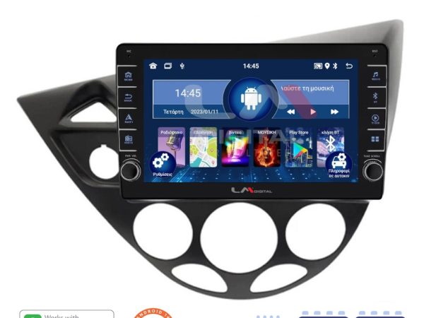 LM Digital - LM ZG4236 GPS Οθόνη OEM Multimedia Αυτοκινήτου για Ford Focus 1998 > 2004 (CarPlay/AndroidAuto/BT/GPS/WIFI/GPRS)