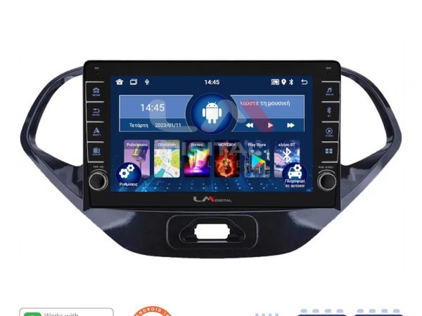 LM Digital - LM ZG4499 GPS Οθόνη OEM Multimedia Αυτοκινήτου για Ford KA 2016 > (CarPlay/AndroidAuto/BT/GPS/WIFI/GPRS)