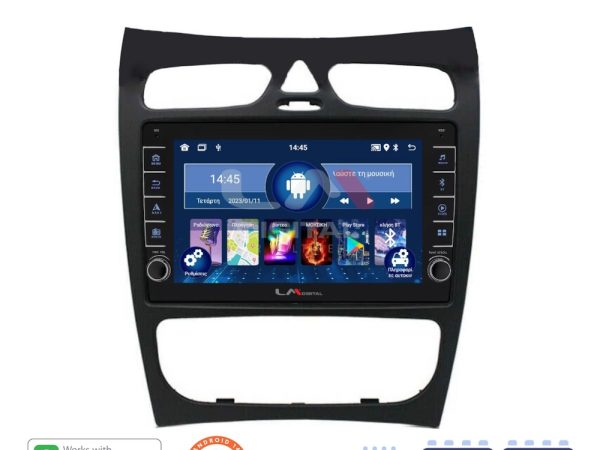 LM Digital - LM ZG4812 GPS Οθόνη OEM Multimedia Αυτοκινήτου για Mercedes CLK (W209) 2000 > 2004 (CarPlay/AndroidAuto/BT/GPS/WIFI/GPRS)
