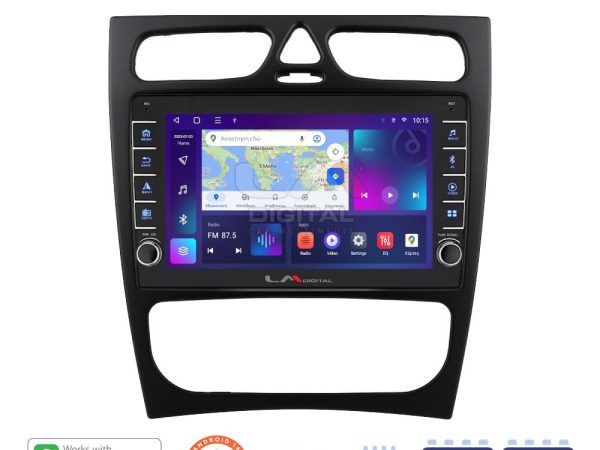 LM Digital - LM ZG8171 GPS Οθόνη OEM Multimedia Αυτοκινήτου για MERCEDES C (W203) - CLK (W208) (CarPlay/AndroidAuto/BT/GPS/WIFI/GPRS)