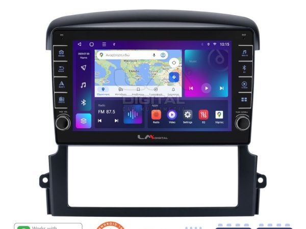 LM Digital - LM ZG8303 GPS Οθόνη OEM Multimedia Αυτοκινήτου για Kia Sorento 2006 > 2009 (CarPlay/AndroidAuto/BT/GPS/WIFI/GPRS)