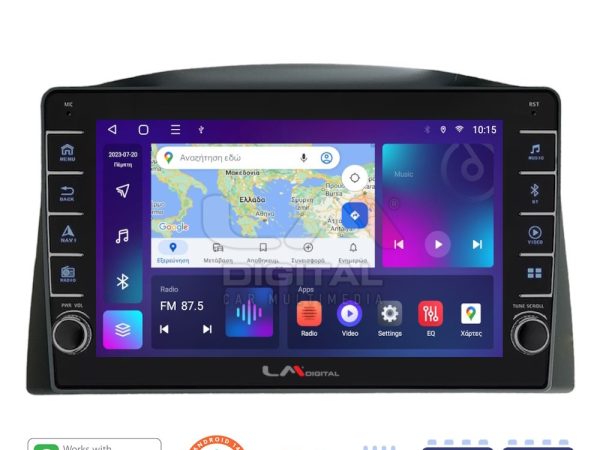 LM Digital - LM ZG8308 GPS Οθόνη OEM Multimedia Αυτοκινήτου για Jeep Grand Cherokee  2004 > 2011 with Navi (CarPlay/AndroidAuto/BT/GPS/WIFI/GPRS)