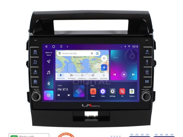 LM Digital - LM ZG8383 GPS Οθόνη OEM Multimedia Αυτοκινήτου για TOYOTA LANDCRUISER 2008>2015   (CarPlay/AndroidAuto/BT/GPS/WIFI/GPRS)