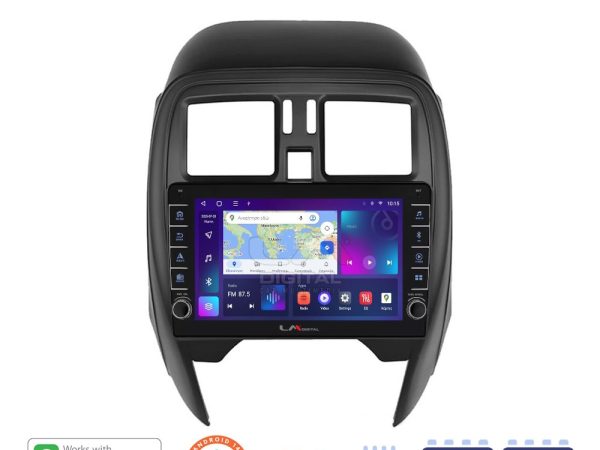 LM Digital - LM ZG8460 GPS Οθόνη OEM Multimedia Αυτοκινήτου για Nissan Micra K13 2010 > 2016 (CarPlay/AndroidAuto/BT/GPS/WIFI/GPRS)