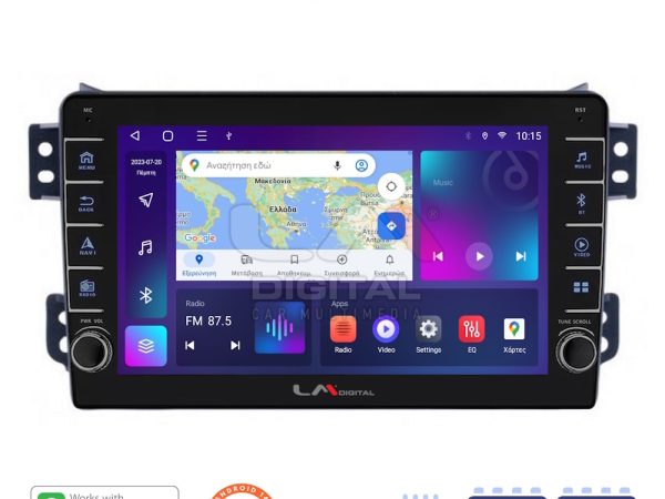 LM Digital - LM ZG8540 GPS Οθόνη OEM Multimedia Αυτοκινήτου για OPEL AGILA - SUZUKI ALTO 2008> (CarPlay/AndroidAuto/BT/GPS/WIFI/GPRS)