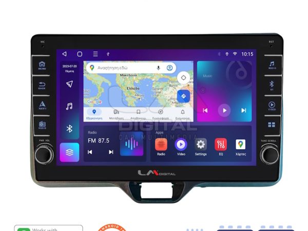 LM Digital - LM ZG8554 GPS Οθόνη OEM Multimedia Αυτοκινήτου για TOYOTA YARIS 2020> (CarPlay/AndroidAuto/BT/GPS/WIFI/GPRS)