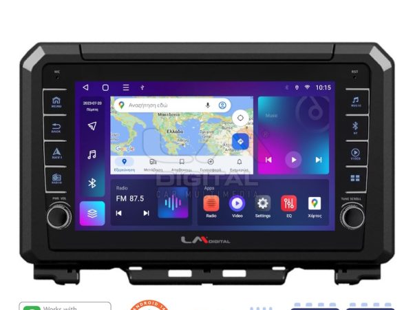 LM Digital - LM ZG8570 GPS Οθόνη OEM Multimedia Αυτοκινήτου για SUZUKI JIMNY 2018> (CarPlay/AndroidAuto/BT/GPS/WIFI/GPRS)