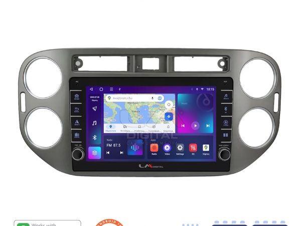 LM Digital - LM ZG8590G GPS Οθόνη OEM Multimedia Αυτοκινήτου για VW Tiguan 2007 - 2016 Ανθρακί (CarPlay/AndroidAuto/BT/GPS/WIFI/GPRS)
