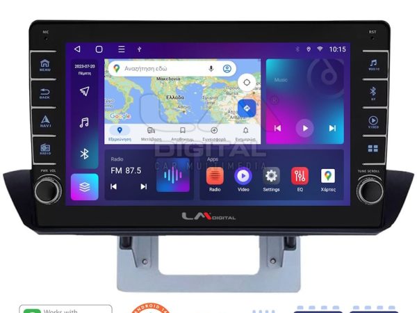 LM Digital - LM ZG8994UP GPS Οθόνη OEM Multimedia Αυτοκινήτου για Mazda BT50 2012 > 2018 (CarPlay/AndroidAuto/BT/GPS/WIFI/GPRS)