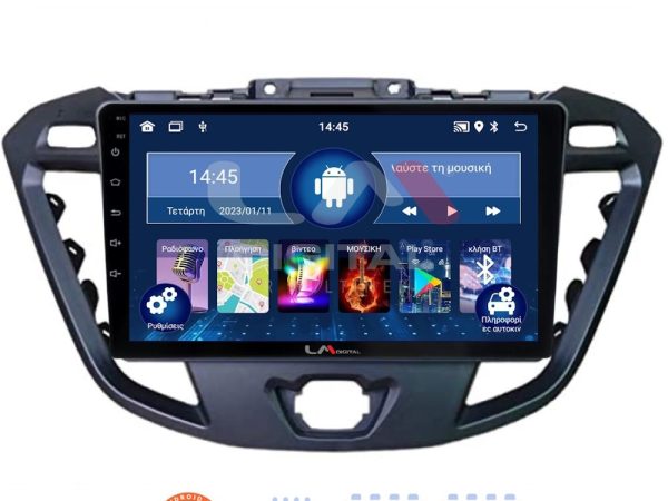 LM Digital - LM ZL4366 GPS Οθόνη OEM Multimedia Αυτοκινήτου για TRANSIT CUSTOM - TOURNEO CUSTOM 2013> (BT/GPS/WIFI)