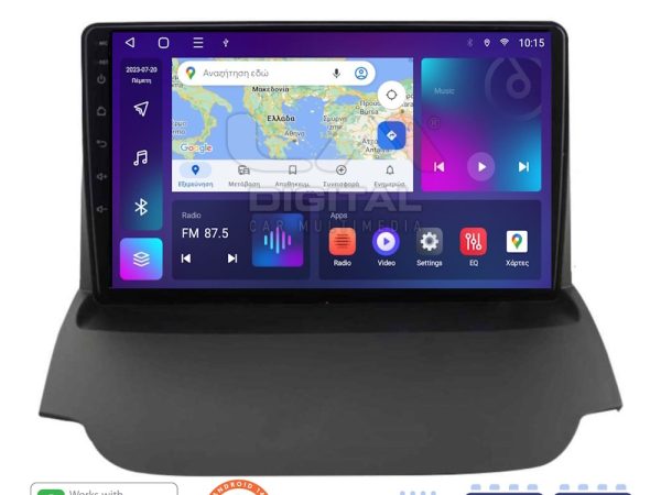 LM Digital - LM ZN4039 GPS Οθόνη OEM Multimedia Αυτοκινήτου για FORD ECOSPORT 2012>2017  (CarPlay/AndroidAuto/BT/GPS/WIFI/GPRS)