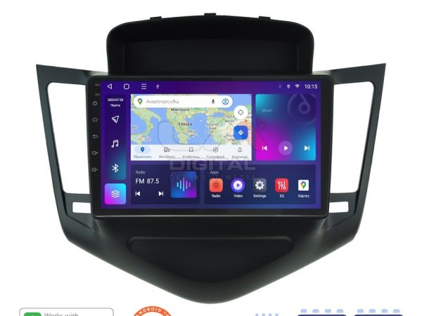 LM Digital - LM ZN4045 GPS Οθόνη OEM Multimedia Αυτοκινήτου για CHEVROLET CRUZE 2008>2013 (CarPlay/AndroidAuto/BT/GPS/WIFI/GPRS)
