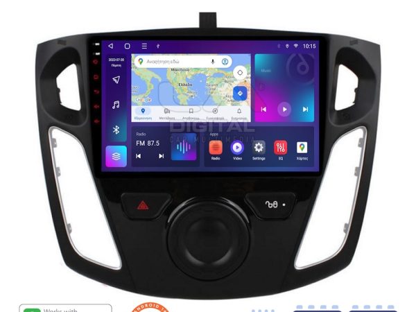 LM Digital - LM ZN4150 GPS Οθόνη OEM Multimedia Αυτοκινήτου για FORD FOCUS 2015>2018 (CarPlay/AndroidAuto/BT/GPS/WIFI/GPRS)