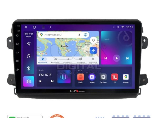 LM Digital - LM ZN4192 GPS Οθόνη OEM Multimedia Αυτοκινήτου για Fiat Ducato 2023 > (CarPlay/AndroidAuto/BT/GPS/WIFI/GPRS)