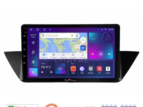 LM Digital - LM ZN4219 GPS Οθόνη OEM Multimedia Αυτοκινήτου για BMW X1 (E84) 2009>2014 (CarPlay/AndroidAuto/BT/GPS/WIFI/GPRS)