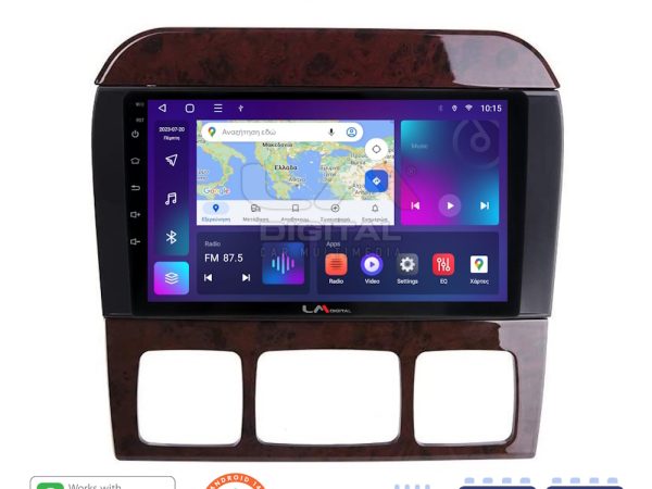 LM Digital - LM ZN4220C GPS Οθόνη OEM Multimedia Αυτοκινήτου για MERCEDES S W220 1998 > 2005 (CarPlay/AndroidAuto/BT/GPS/WIFI/GPRS)