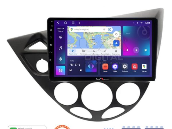 LM Digital - LM ZN4236 GPS Οθόνη OEM Multimedia Αυτοκινήτου για Ford Focus 1998 > 2004 (CarPlay/AndroidAuto/BT/GPS/WIFI/GPRS)