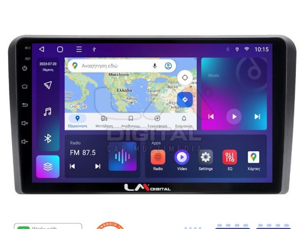 LM Digital - LM ZN4415 GPS Οθόνη OEM Multimedia Αυτοκινήτου για Hyundai IX35 2015 (CarPlay/AndroidAuto/BT/GPS/WIFI/GPRS)