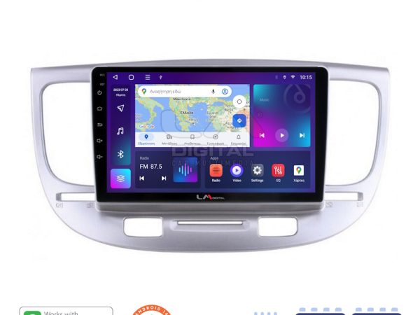 LM Digital - LM ZN4423 GPS Οθόνη OEM Multimedia Αυτοκινήτου για KIA RIO 2005>2011 (CarPlay/AndroidAuto/BT/GPS/WIFI/GPRS)