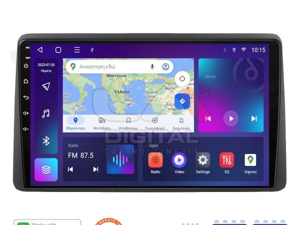 LM Digital - LM ZN4434 GPS Οθόνη OEM Multimedia Αυτοκινήτου για DACIA DUSTER 2019> (CarPlay/AndroidAuto/BT/GPS/WIFI/GPRS)