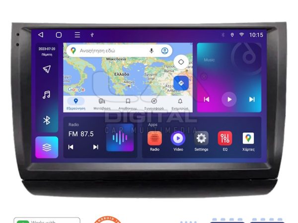 LM Digital - LM ZN4481 GPS Οθόνη OEM Multimedia Αυτοκινήτου για Toyota Prius 2002 > 2009 (CarPlay/AndroidAuto/BT/GPS/WIFI/GPRS)