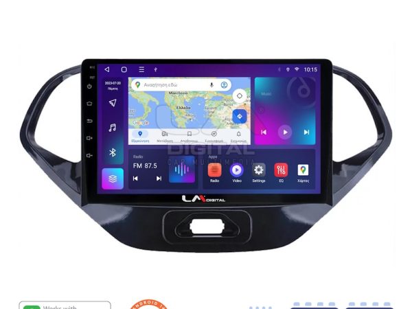 LM Digital - LM ZN4499 GPS Οθόνη OEM Multimedia Αυτοκινήτου για Ford KA 2016 > (CarPlay/AndroidAuto/BT/GPS/WIFI/GPRS)