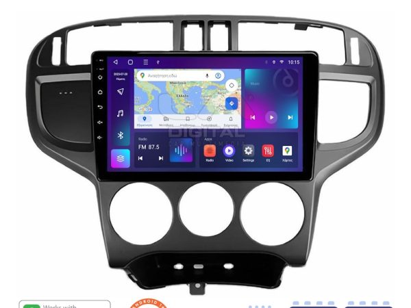 LM Digital - LM ZN4600 GPS Οθόνη OEM Multimedia Αυτοκινήτου για Hyundai Matrix 2001 > 2011 (CarPlay/AndroidAuto/BT/GPS/WIFI/GPRS)