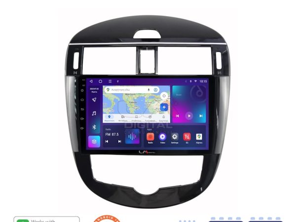 LM Digital - LM ZN4648 GPS Οθόνη OEM Multimedia Αυτοκινήτου για Nissan Pulsar 2015>Μόνο αν το αυτοκίνητο έχει Clima (CarPlay/AndroidAuto/BT/GPS/WIFI/GPRS)