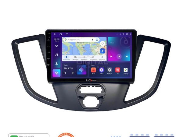 LM Digital - LM ZN4758 GPS Οθόνη OEM Multimedia Αυτοκινήτου για Ford Transit 2013 > 2018 (CarPlay/AndroidAuto/BT/GPS/WIFI/GPRS)