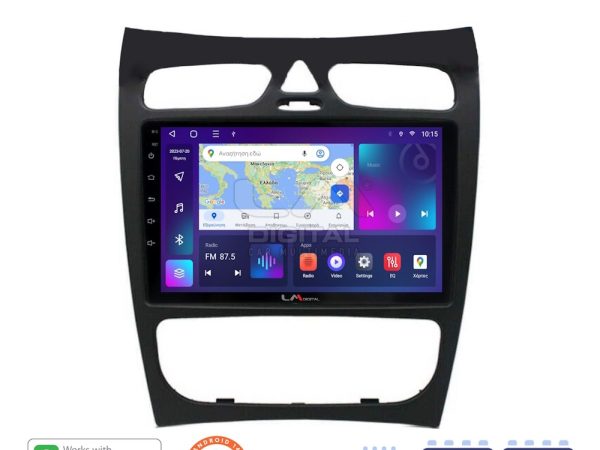 LM Digital - LM ZN4812 GPS Οθόνη OEM Multimedia Αυτοκινήτου για Mercedes CLK (W209) 2000 > 2004 (CarPlay/AndroidAuto/BT/GPS/WIFI/GPRS)