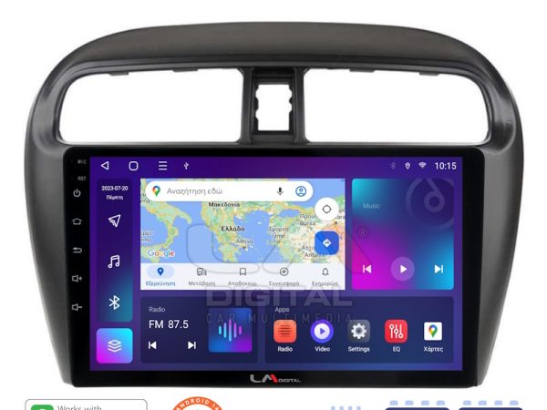 LM Digital - LM ZN4850 GPS Οθόνη OEM Multimedia Αυτοκινήτου για Mitsubishi Spacestar 2013> (CarPlay/AndroidAuto/BT/GPS/WIFI/GPRS)