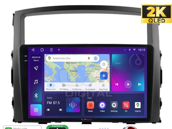 LM Digital - LM ZQ8038 GPS Οθόνη OEM Multimedia Αυτοκινήτου για MITSUBISHI PAJERO 2006>2014 (CarPlay/AndroidAuto/BT/GPS/WIFI/GPRS)