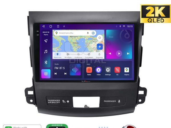 LM Digital - LM ZQ8056 GPS Οθόνη OEM Multimedia Αυτοκινήτου για OUTLANDER, C CROSSER,4007 2006>2012 (CarPlay/AndroidAuto/BT/GPS/WIFI/GPRS)