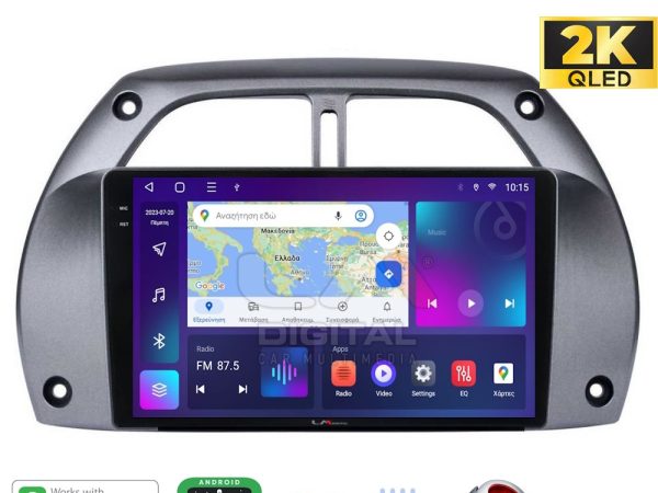 LM Digital - LM ZQ8071 GPS Οθόνη OEM Multimedia Αυτοκινήτου για Toyota Rav 4 2001 > 2006 (CarPlay/AndroidAuto/BT/GPS/WIFI/GPRS)