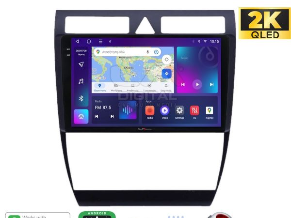 LM Digital - LM ZQ8102 GPS Οθόνη OEM Multimedia Αυτοκινήτου για Audi A6 1998 > 2004 (CarPlay/AndroidAuto/BT/GPS/WIFI/GPRS)
