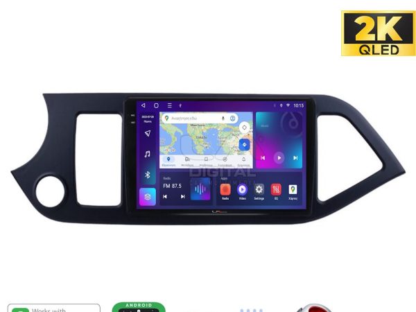LM Digital - LM ZQ8120 GPS Οθόνη OEM Multimedia Αυτοκινήτου για KIA PICCANTO 2011>2017 (CarPlay/AndroidAuto/BT/GPS/WIFI/GPRS)