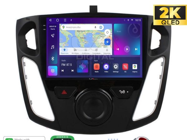 LM Digital - LM ZQ8150 GPS Οθόνη OEM Multimedia Αυτοκινήτου για FORD FOCUS 2015>2018 (CarPlay/AndroidAuto/BT/GPS/WIFI/GPRS)