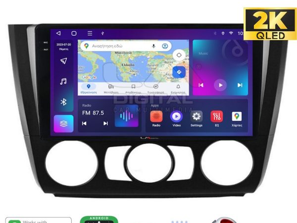 LM Digital - LM ZQ8170 GPS Οθόνη OEM Multimedia Αυτοκινήτου για BMW σειρά 1 (E81 - E82 - E87 -E88) (CarPlay/AndroidAuto/BT/GPS/WIFI/GPRS)