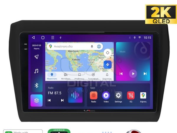 LM Digital - LM ZQ8180 GPS Οθόνη OEM Multimedia Αυτοκινήτου για SUZUKI SWIFT 2016> (CarPlay/AndroidAuto/BT/GPS/WIFI/GPRS)