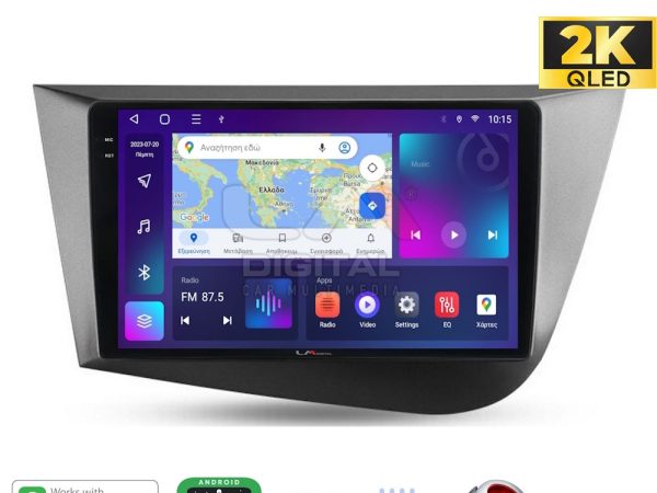 LM Digital - LM ZQ8217 GPS Οθόνη OEM Multimedia Αυτοκινήτου για Seat Leon 2005>2012 (CarPlay/AndroidAuto/BT/GPS/WIFI/GPRS)