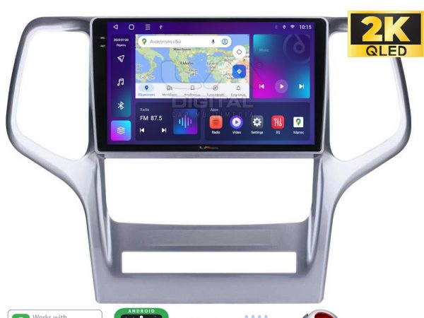 LM Digital - LM ZQ8234 GPS Οθόνη OEM Multimedia Αυτοκινήτου για Jeep Gran Cherokee 2011 > 2013 (CarPlay/AndroidAuto/BT/GPS/WIFI/GPRS)