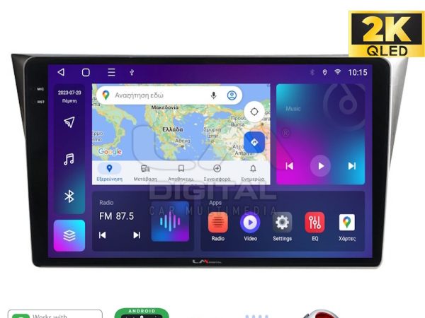 LM Digital - LM ZQ8271 GPS Οθόνη OEM Multimedia Αυτοκινήτου για Subaru Impreza 2000 > 2007 (CarPlay/AndroidAuto/BT/GPS/WIFI/GPRS)