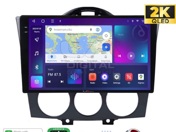 LM Digital - LM ZQ8304 GPS Οθόνη OEM Multimedia Αυτοκινήτου για ΠΡΟΣΟΧΗ!!! ΜΕΤΑ ΤΗΝ ΤΟΠΟΘΕΤΗΣΗ Η ΟΘΟΝΗ ΘΑ ΕΞΕΧΕΙ ΑΠO ΤΟ ΤΑΜΠΛΟ 2cmMazda RX8 2001 > 2008 (CarPlay/AndroidAuto/BT/GPS/WIFI/GPRS)