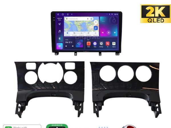 LM Digital - LM ZQ8323 GPS Οθόνη OEM Multimedia Αυτοκινήτου για PEUGEOT 3008 2009>2016 & 206  2002>2006 (CarPlay/AndroidAuto/BT/GPS/WIFI/GPRS)