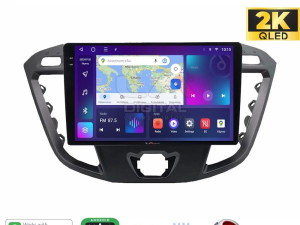 LM Digital - LM ZQ8366 GPS Οθόνη OEM Multimedia Αυτοκινήτου για TRANSIT CUSTOM - TOURNEO CUSTOM 2013> (CarPlay/AndroidAuto/BT/GPS/WIFI/GPRS)