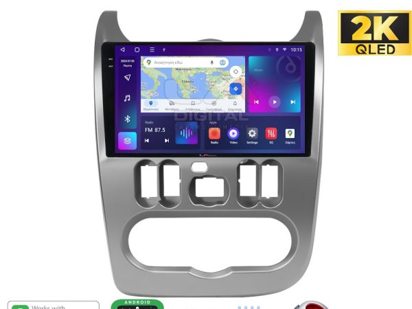 LM Digital - LM ZQ8432 GPS Οθόνη OEM Multimedia Αυτοκινήτου για DACIA DUSTER 2006>2012  (CarPlay/AndroidAuto/BT/GPS/WIFI/GPRS)