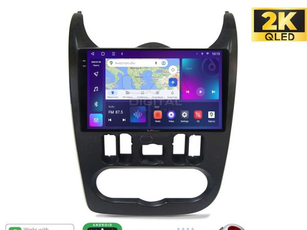 LM Digital - LM ZQ8432B GPS Οθόνη OEM Multimedia Αυτοκινήτου για Dacia Duster 2006 > 2012 (CarPlay/AndroidAuto/BT/GPS/WIFI/GPRS)